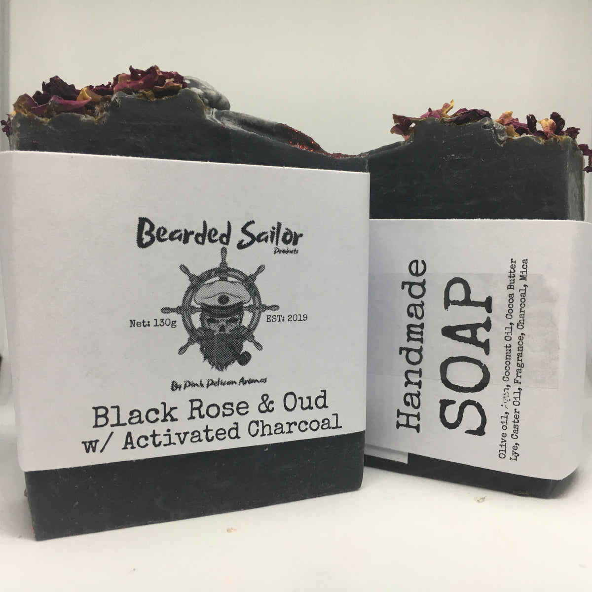 Handmade Soap - Black Rose & Oud W/ Activated Charcoal