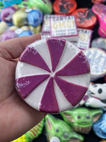 Christmas Candy Wheel Bath Bomb