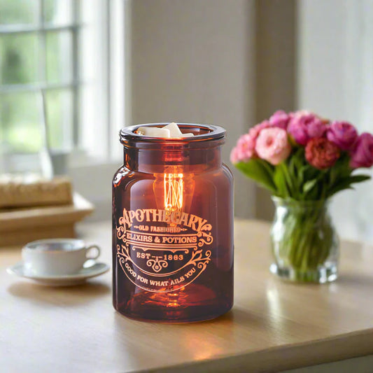 Apothecary Glass Illumination Melt Warmer