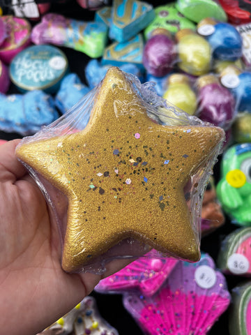 Christmas Star Colour Burst Bath Bomb