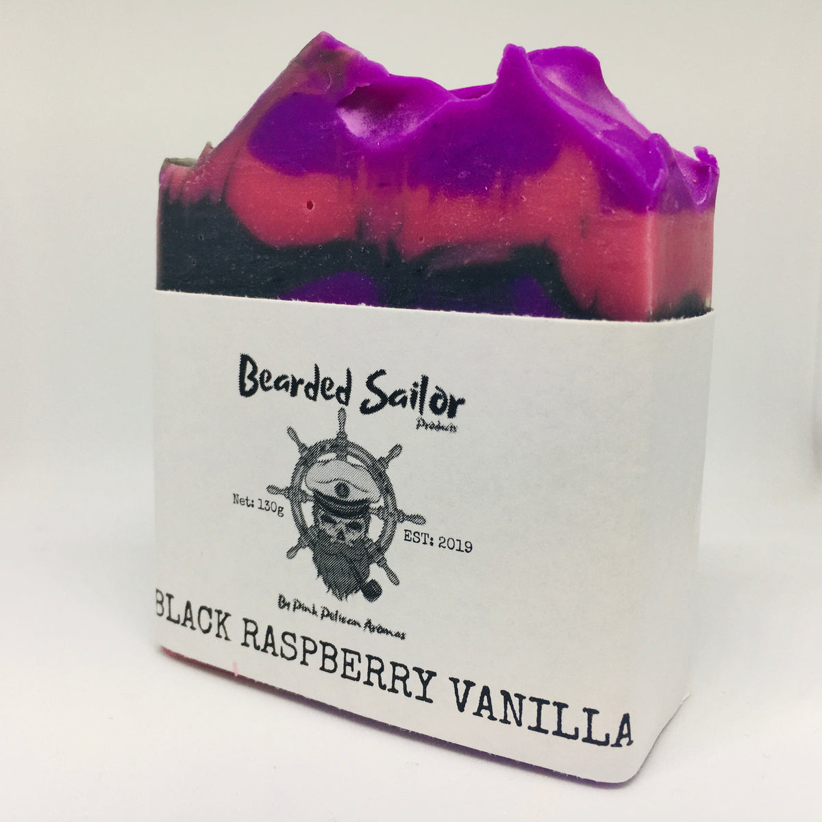 Handmade Soap - Black Raspberry Vanilla W/ Activated Charcoal