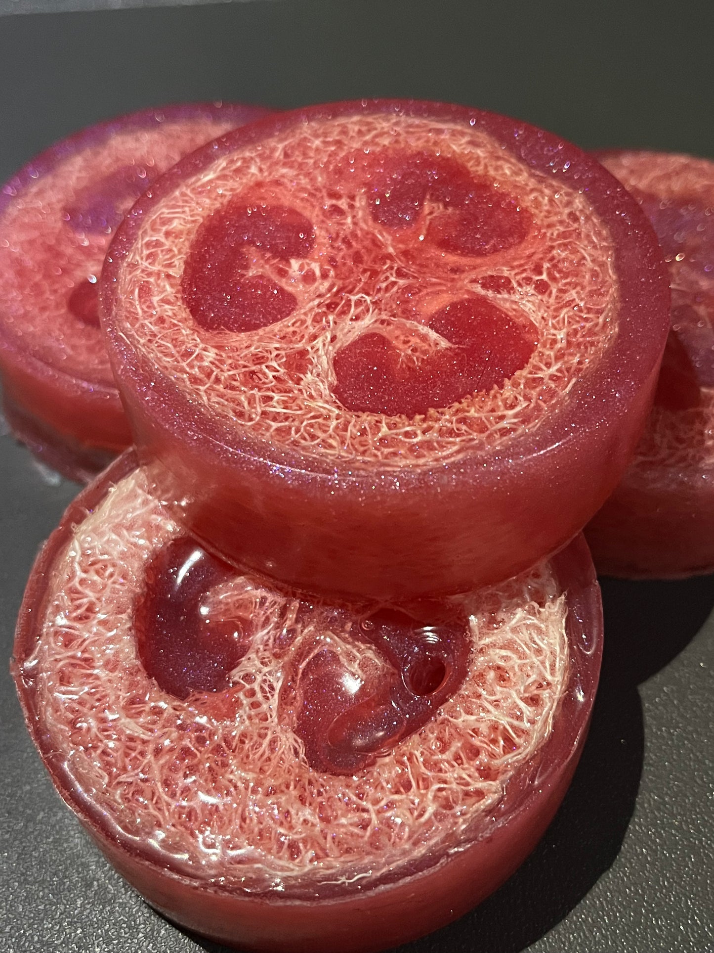 Pink Sugar Loofah Soaps